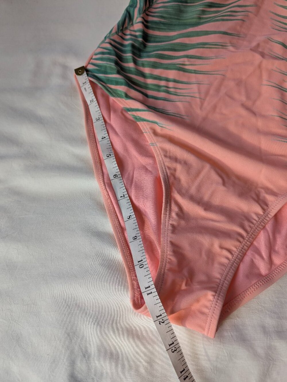 Xhilaration One-Piece Swimsuit in Coral - Picture 10 of 11